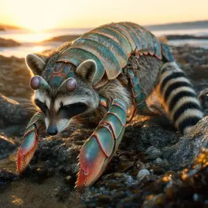 Mantis shrimp + Raccoon